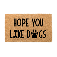 Hope you like dogs Doormat - Unicorn Fart Productions