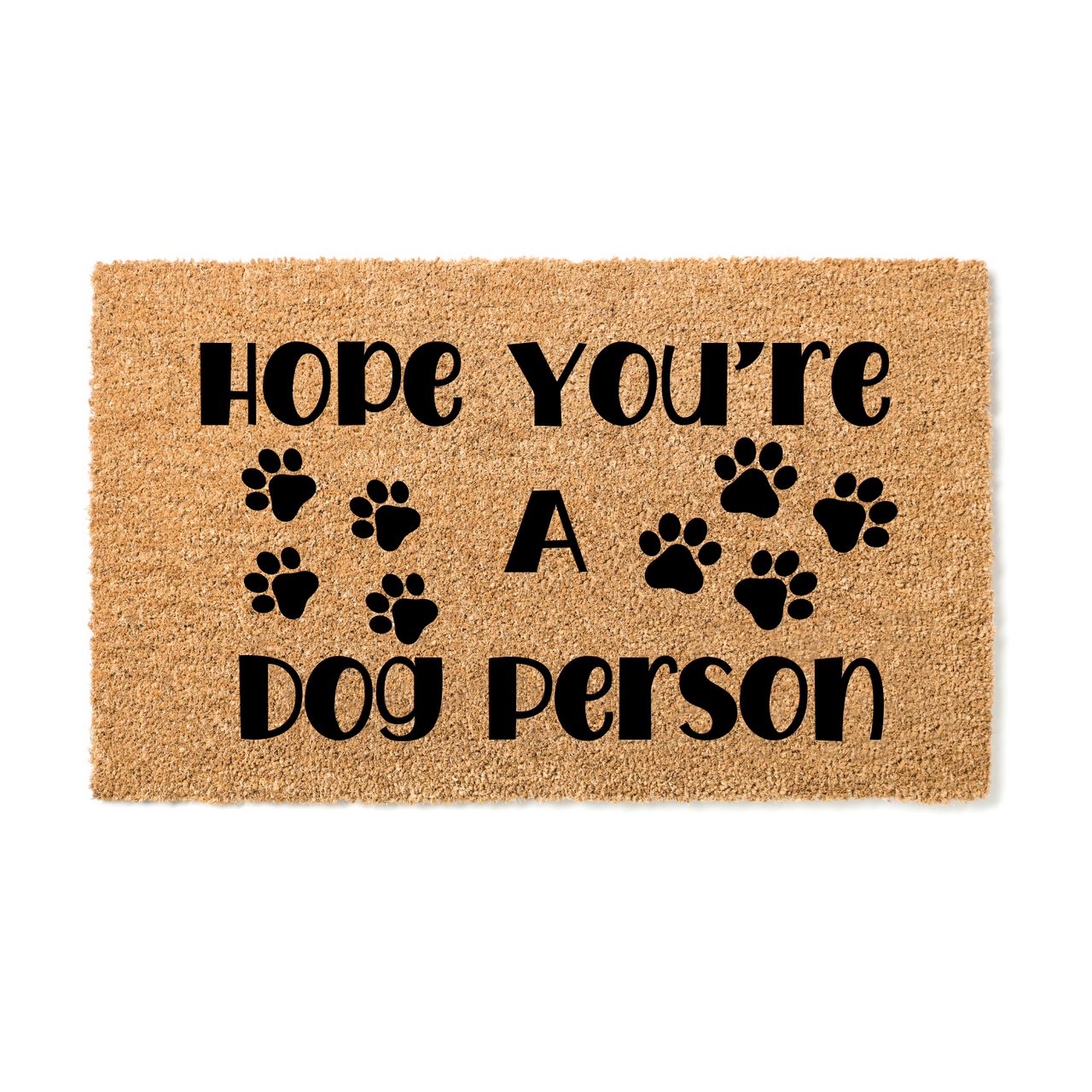Hope you're a dog person Doormat - Unicorn Fart Productions