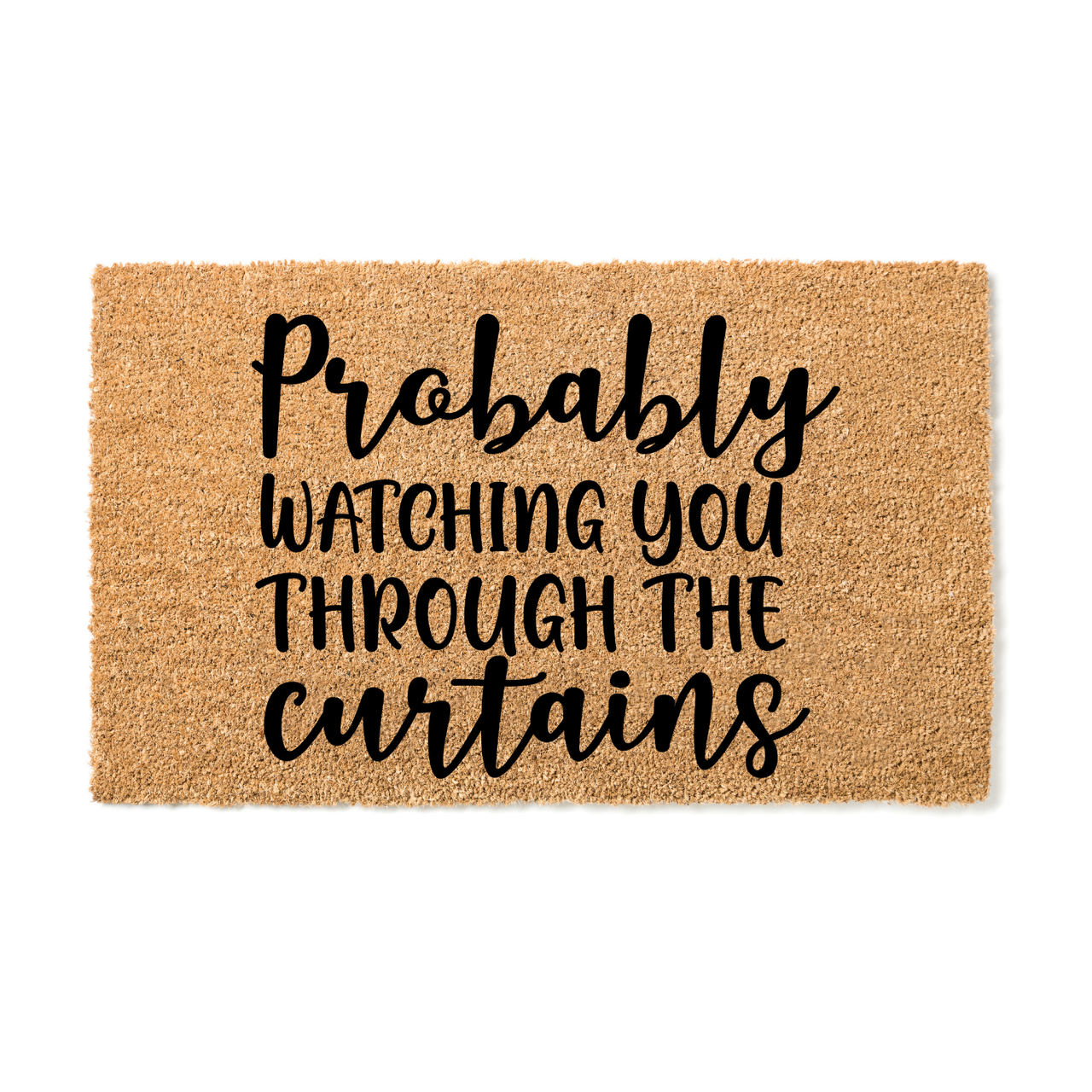 Through the curtains Doormat - Unicorn Fart Productions