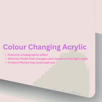 Colour Changing Snowflake Circle Earrings - Unicorn Fart Productions