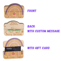 Personalised Teach Love Inspire Teacher Gift Card Holder - Unicorn Fart Productions