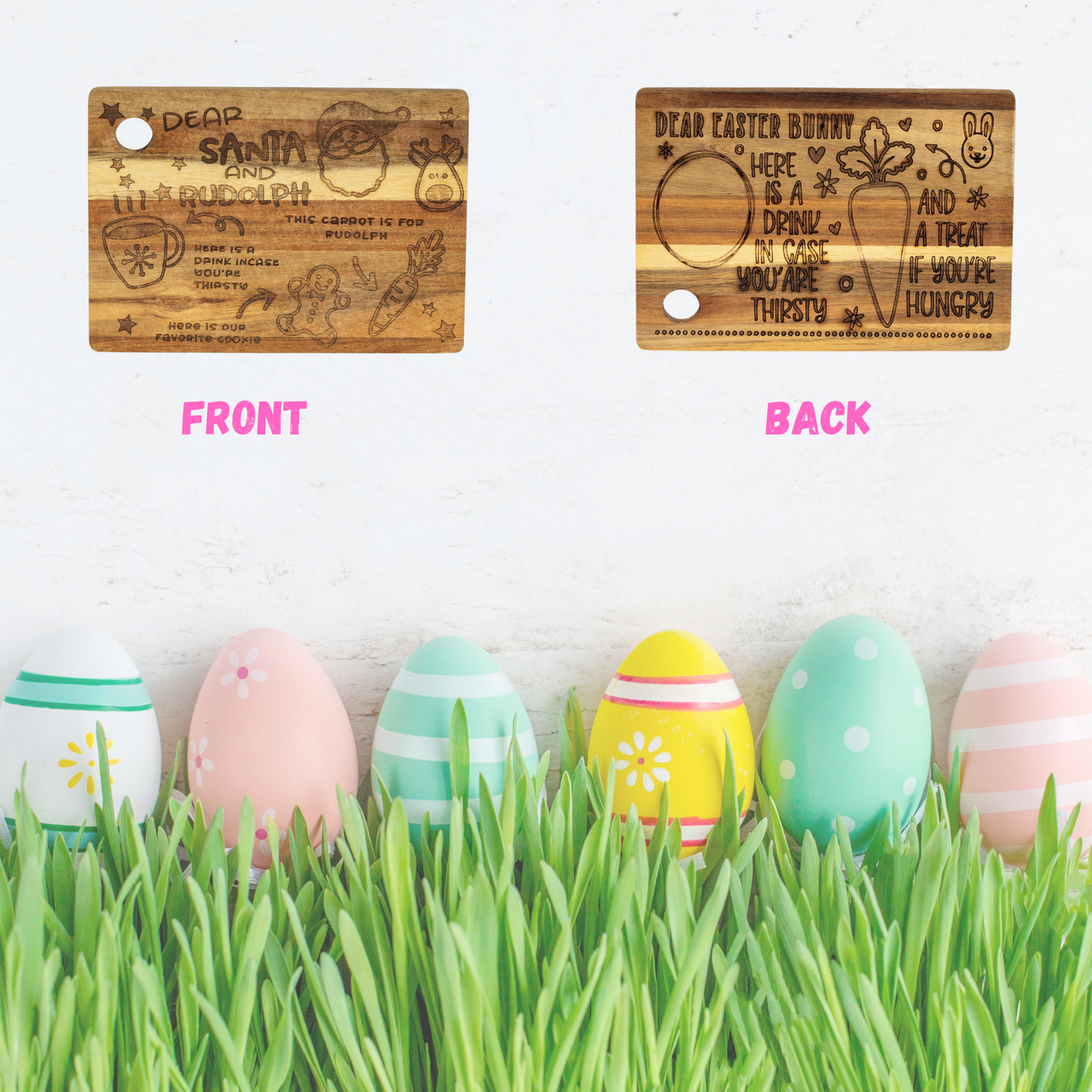 Santa or the Easter Bunny Treat Board - Unicorn Fart Productions