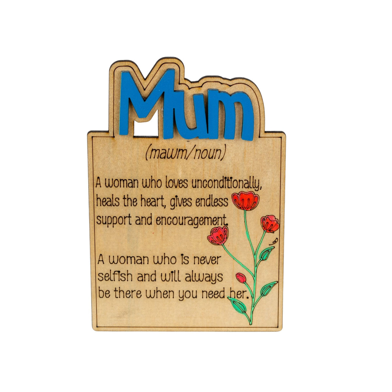 Mother Days Plaque for that special Mum, Nan and Gran - Unicorn Fart Productions
