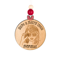Merry Swiftmas Range - Xmas Tree Decorations - Unicorn Fart Productions