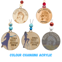 Merry Swiftmas Range - Xmas Tree Decorations - Unicorn Fart Productions