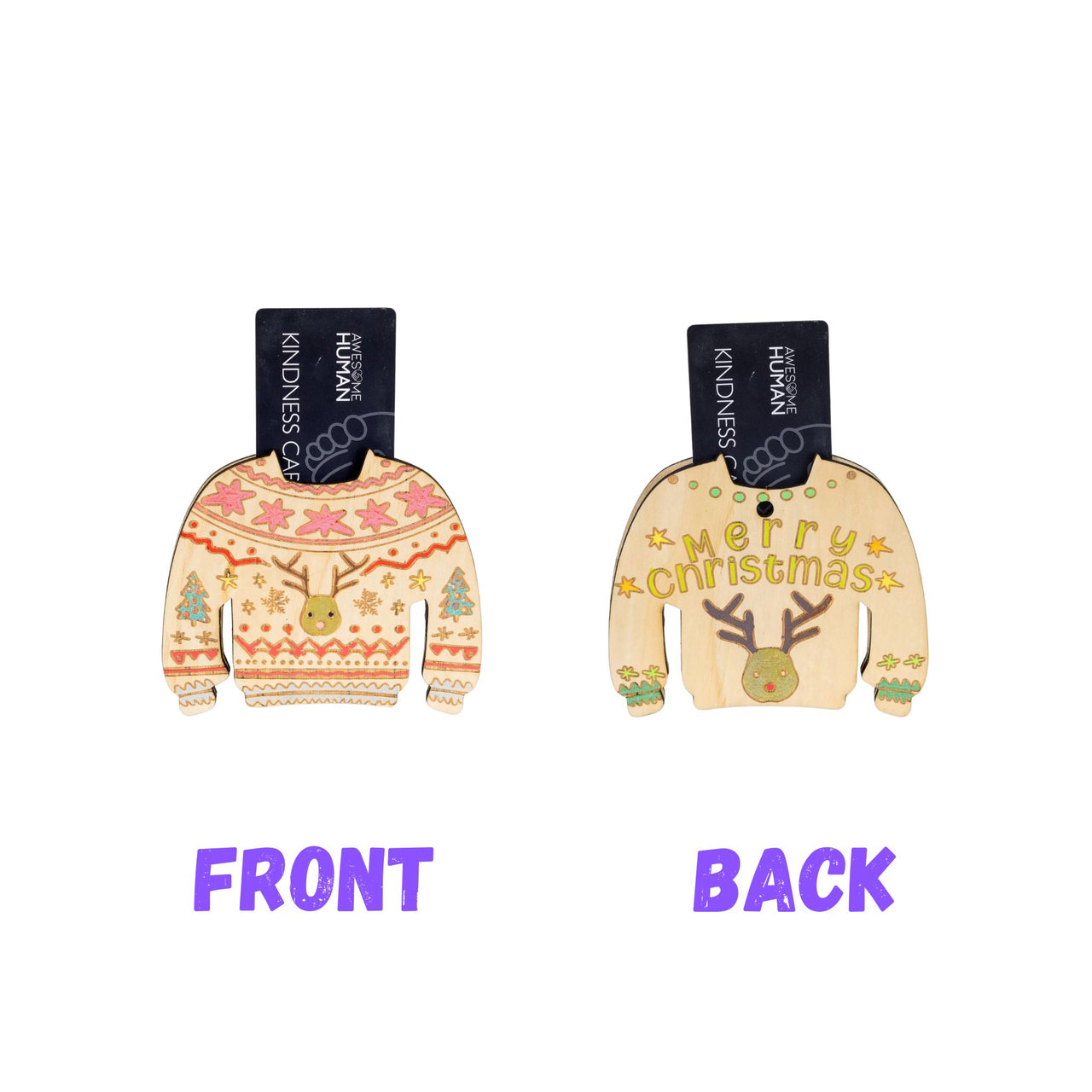 Christmas Jumper Gift Card Holder - Unicorn Fart Productions