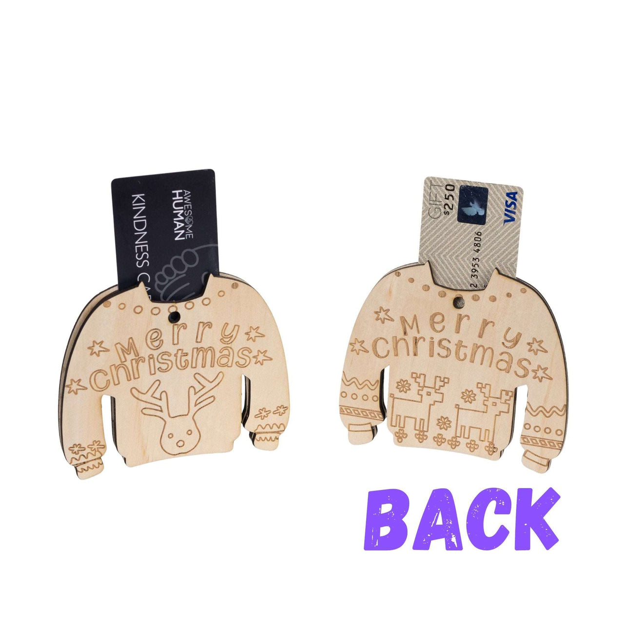 Christmas Jumper Gift Card Holder - Unicorn Fart Productions