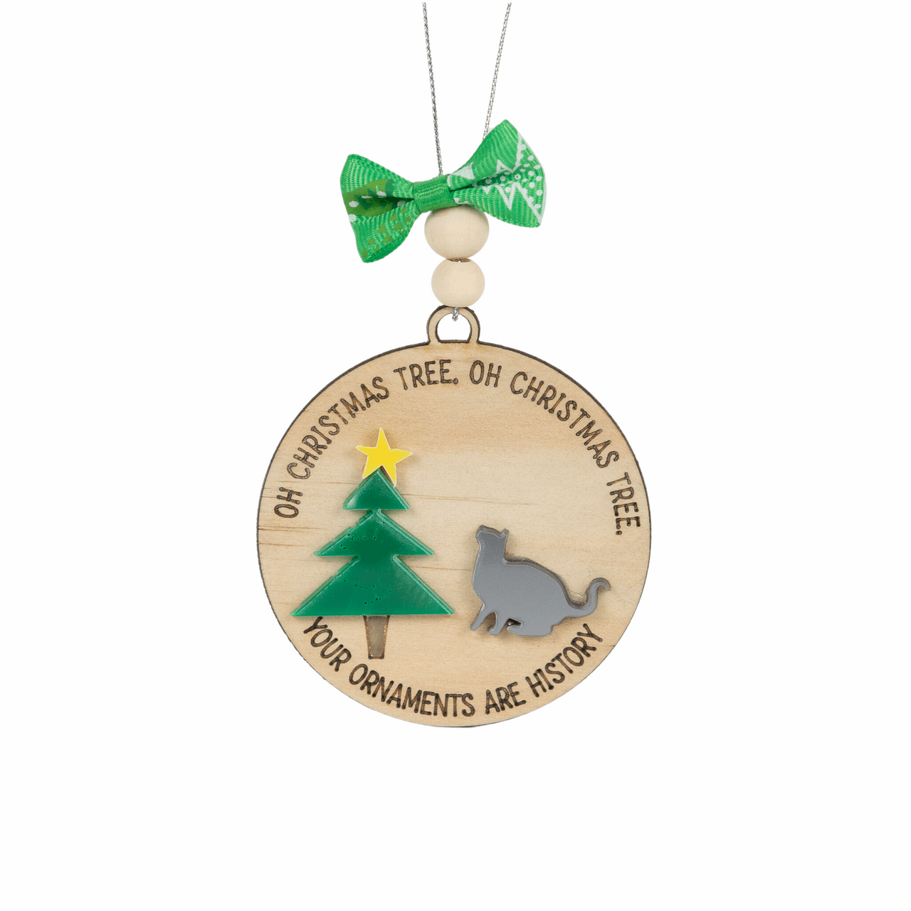 Cat Pouncing on the ornaments - Unicorn Fart Productions