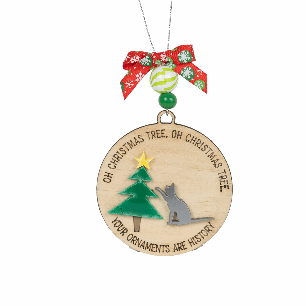 Cat Pouncing on the ornaments - Unicorn Fart Productions