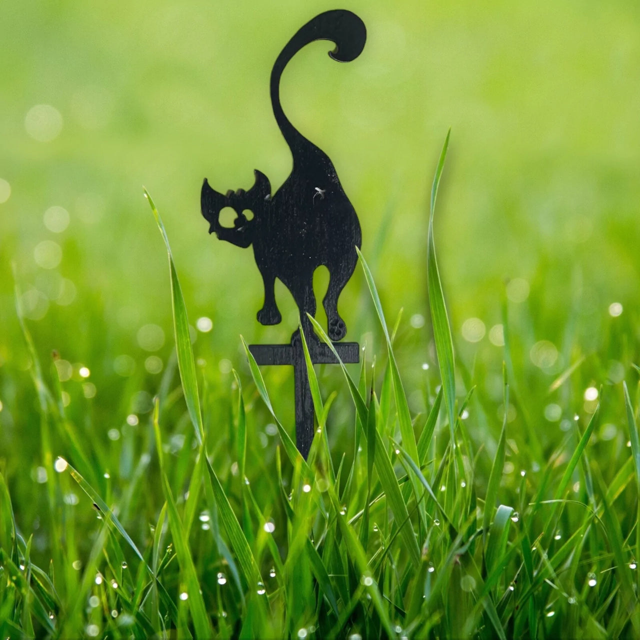 Handmade plant stakes with a difference -Cats Bum - Unicorn Fart Productions