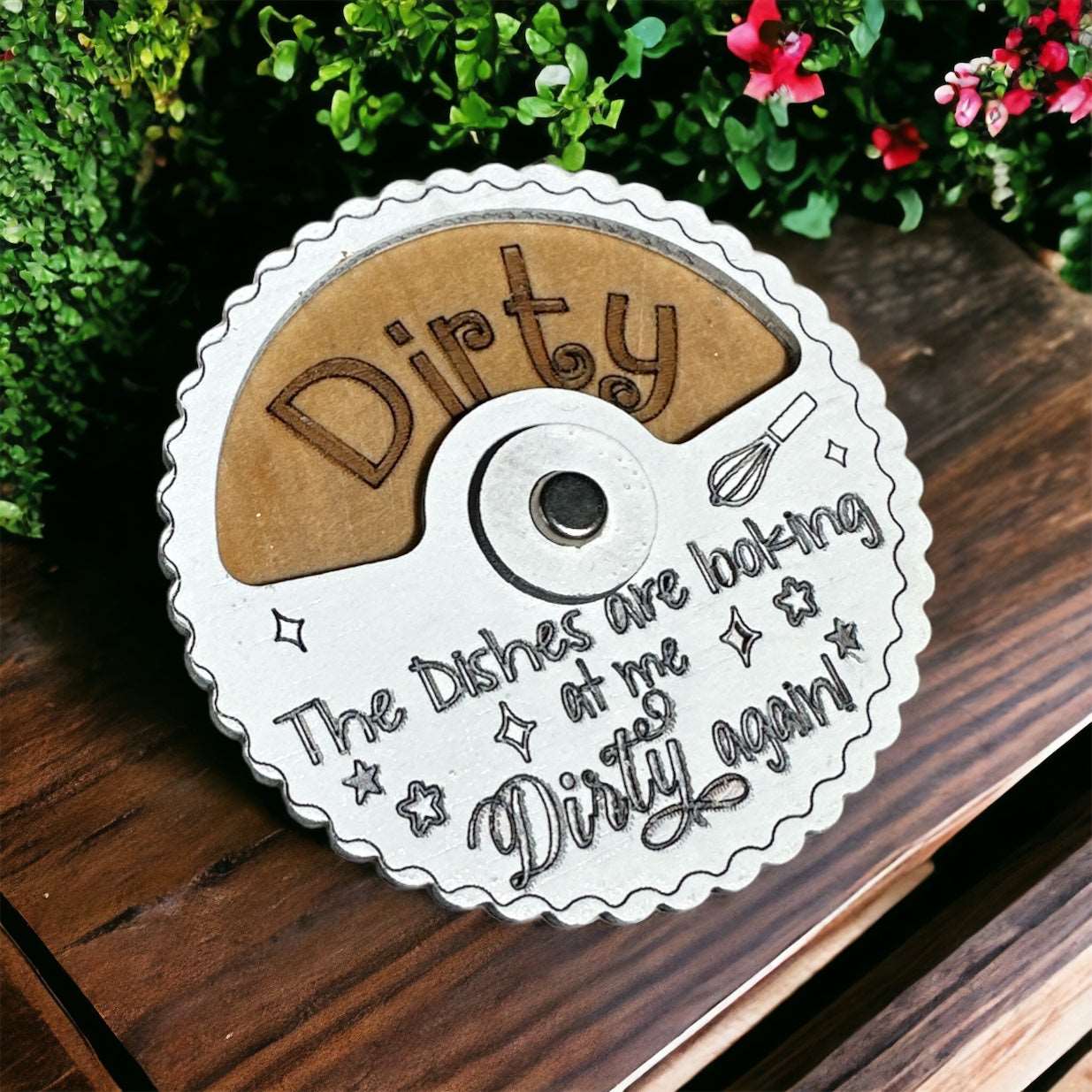 Dishwasher Disk - White - Unicorn Fart Productions