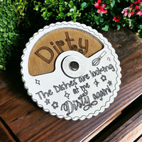 Dishwasher Disk - White - Unicorn Fart Productions