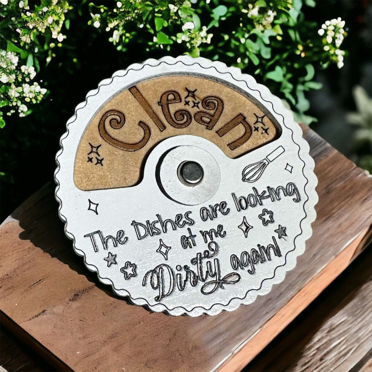 Dishwasher Disk - White - Unicorn Fart Productions