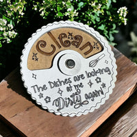 Dishwasher Disk - White - Unicorn Fart Productions