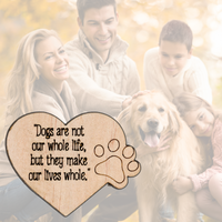 Dogs are not our... Fridge Magnet - Unicorn Fart Productions