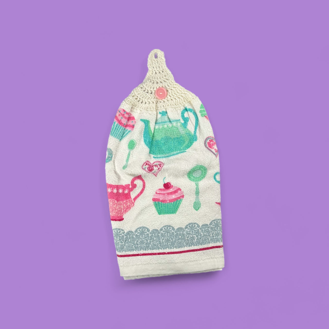 Handmade Hanging Hand Towel - Unicorn Fart Productions