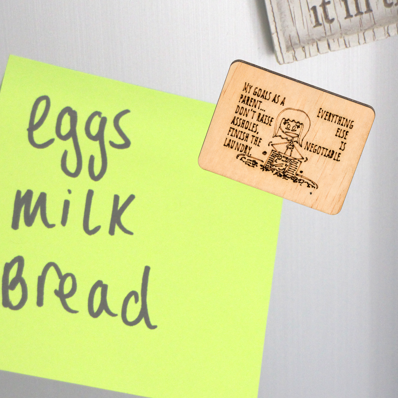 Sarcastic Fridge Magnet - My Goal as a Parent - Unicorn Fart Productions