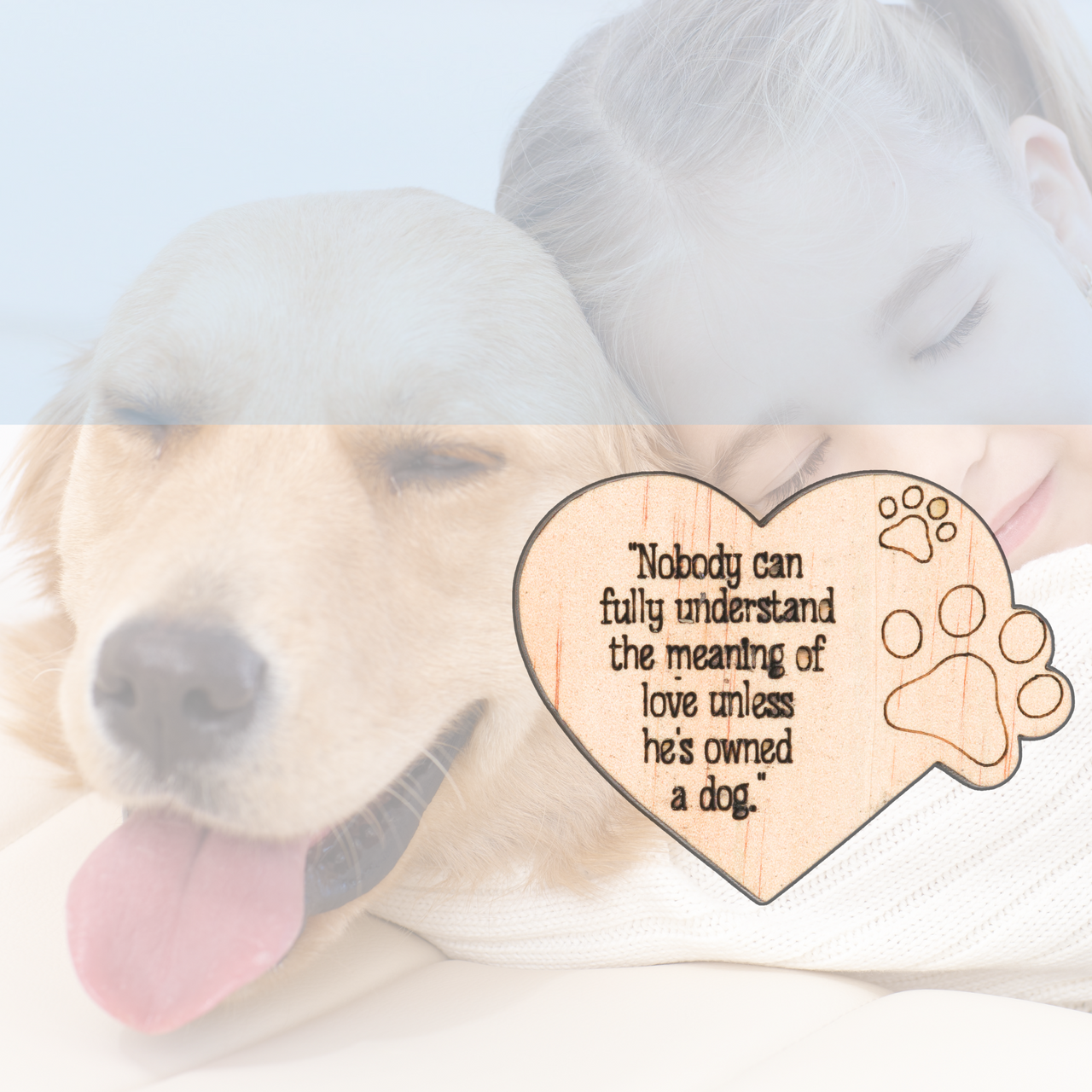 Wooden Sarcastic Fridge Magnet - Nobody can fully - Unicorn Fart Productions