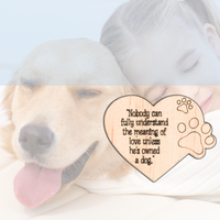 Wooden Sarcastic Fridge Magnet - Nobody can fully - Unicorn Fart Productions