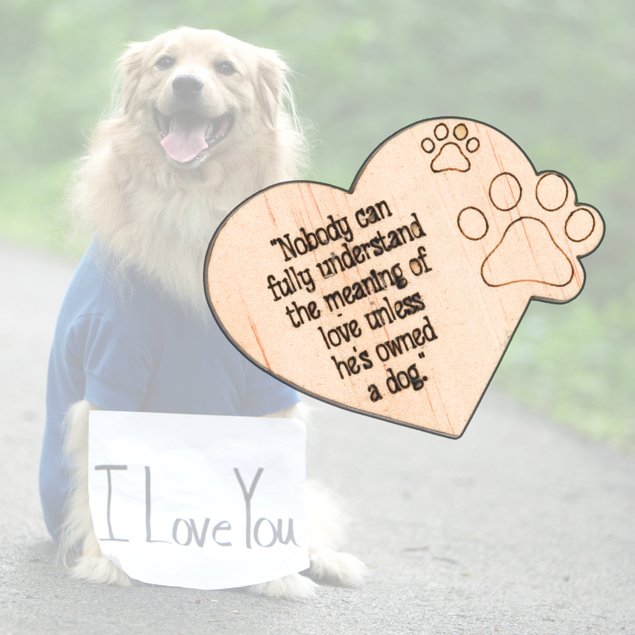 Wooden Sarcastic Fridge Magnet - Nobody can fully - Unicorn Fart Productions