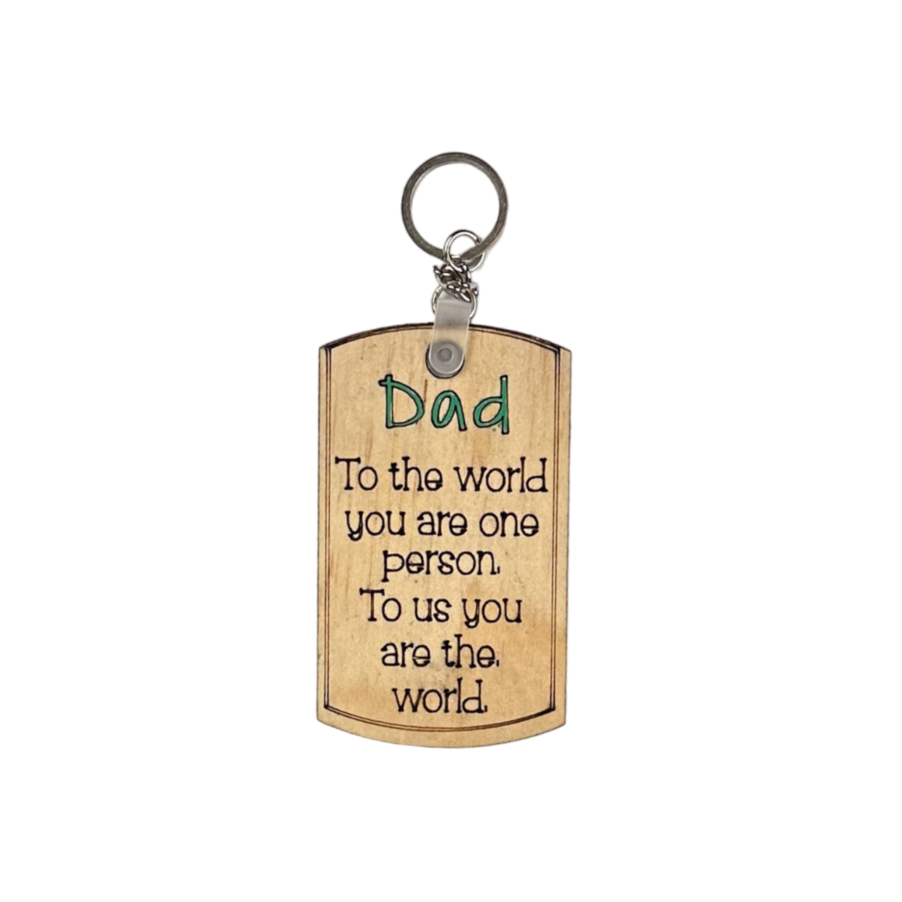 Fathers Day Keychain - DAD - Pick your Style - Unicorn Fart Productions