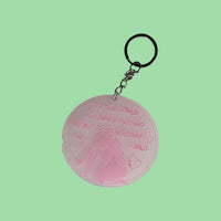 To the World Keychain - Acrylic - Pink - Unicorn Fart Productions