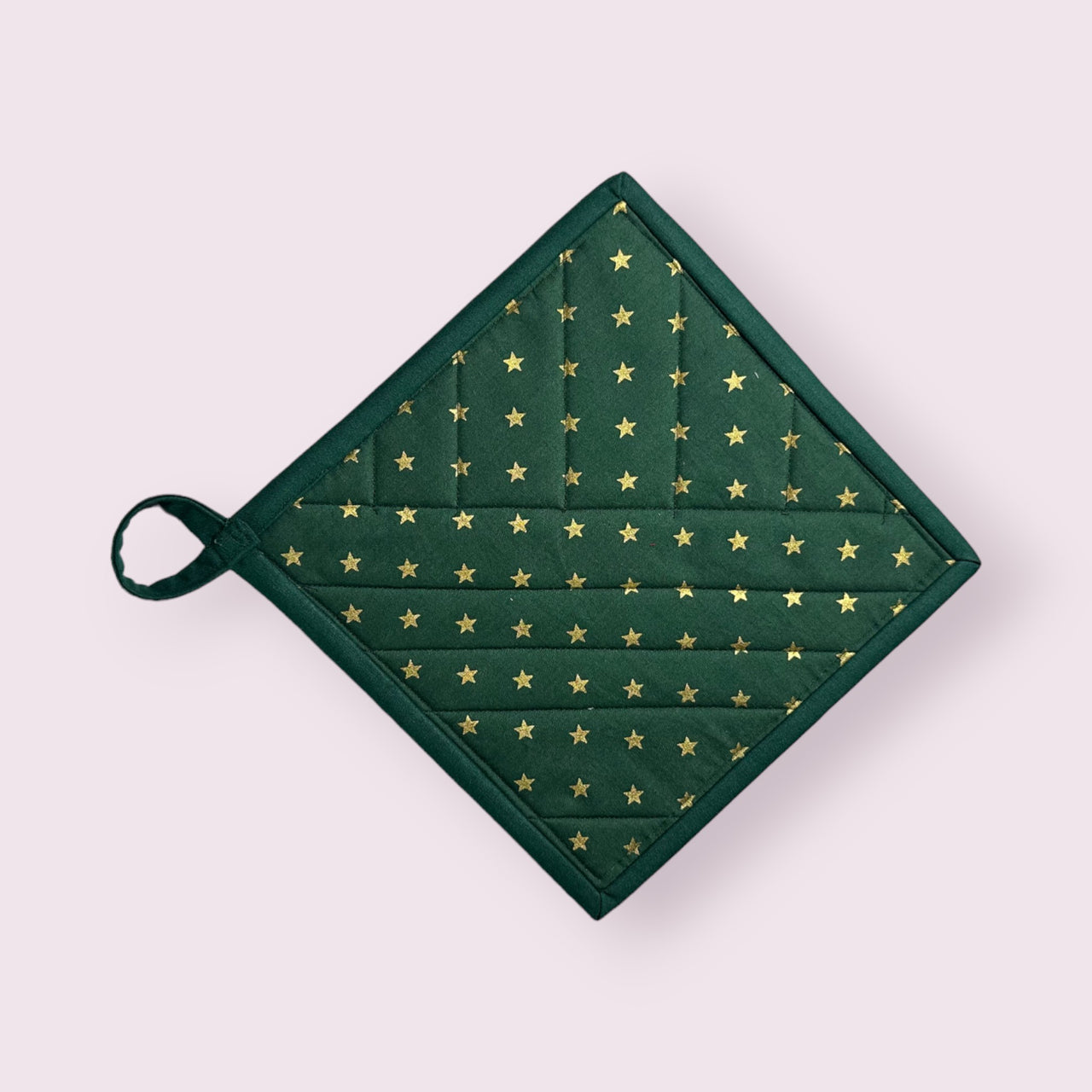 Handmade Reversible Pot Holder - Large - Christmas - Unicorn Fart Productions