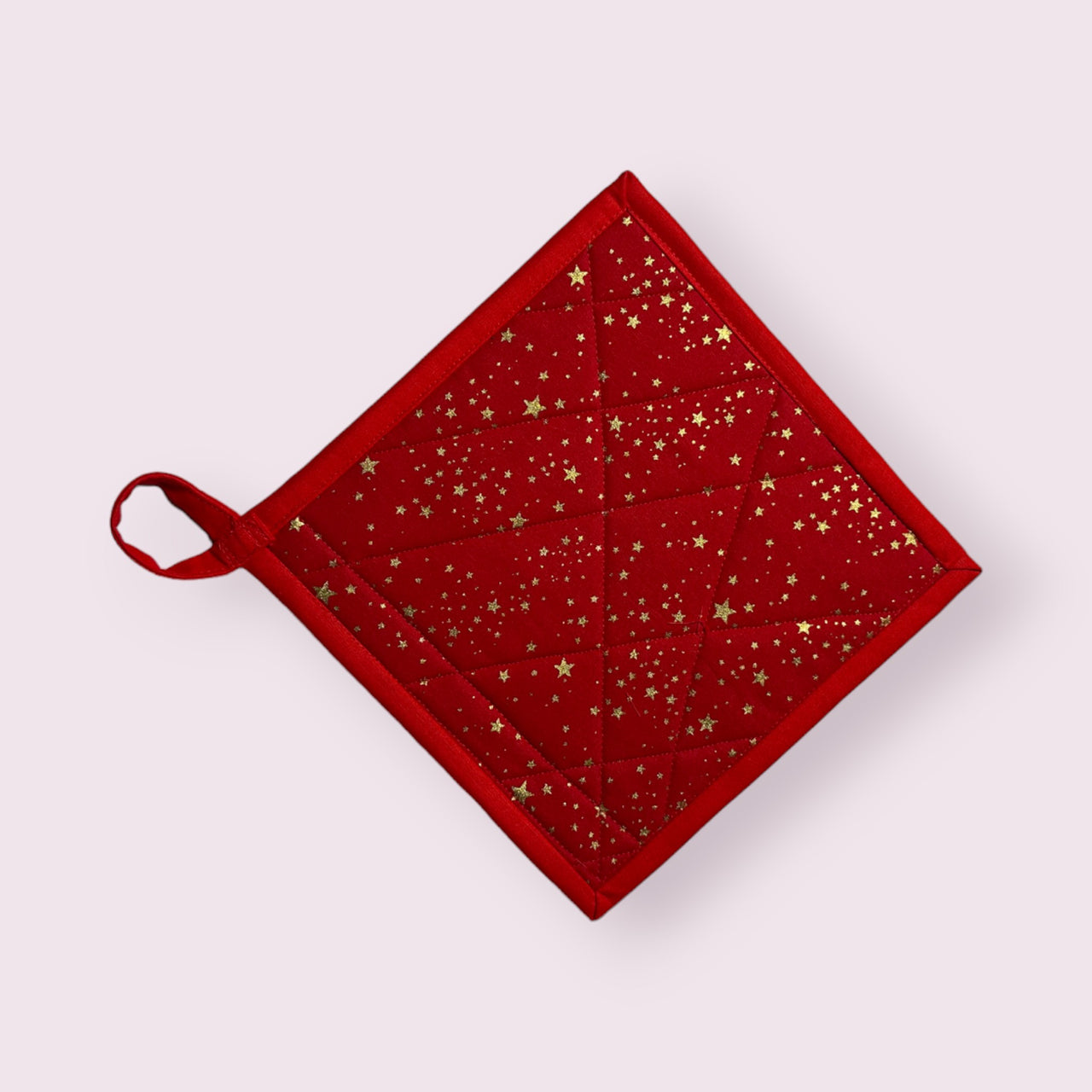 Handmade Reversible Pot Holder - Large - Christmas - Unicorn Fart Productions