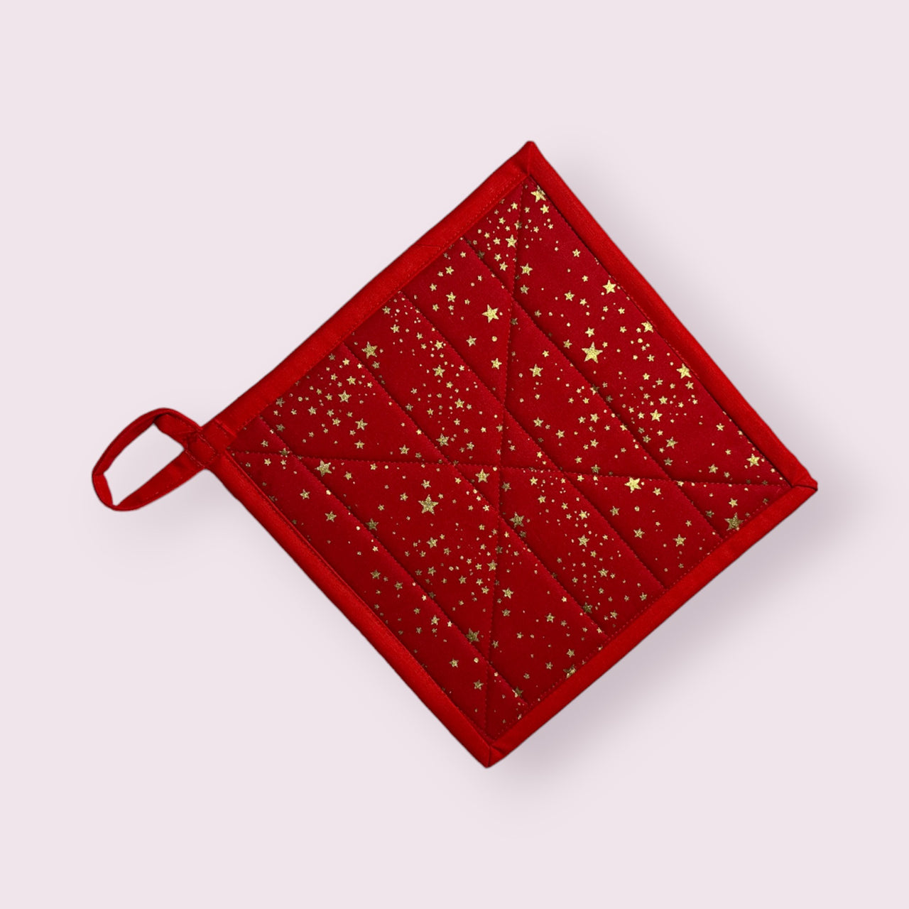 Handmade Reversible Pot Holder - Large - Christmas - Unicorn Fart Productions