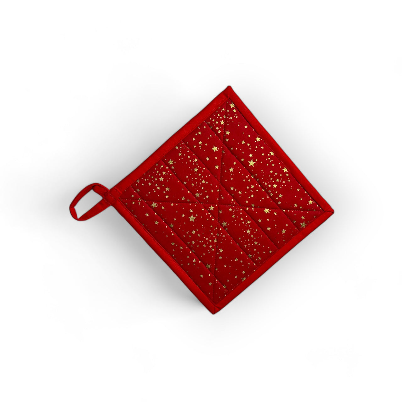 Handmade Reversible Pot Holder - Large - Christmas - Unicorn Fart Productions