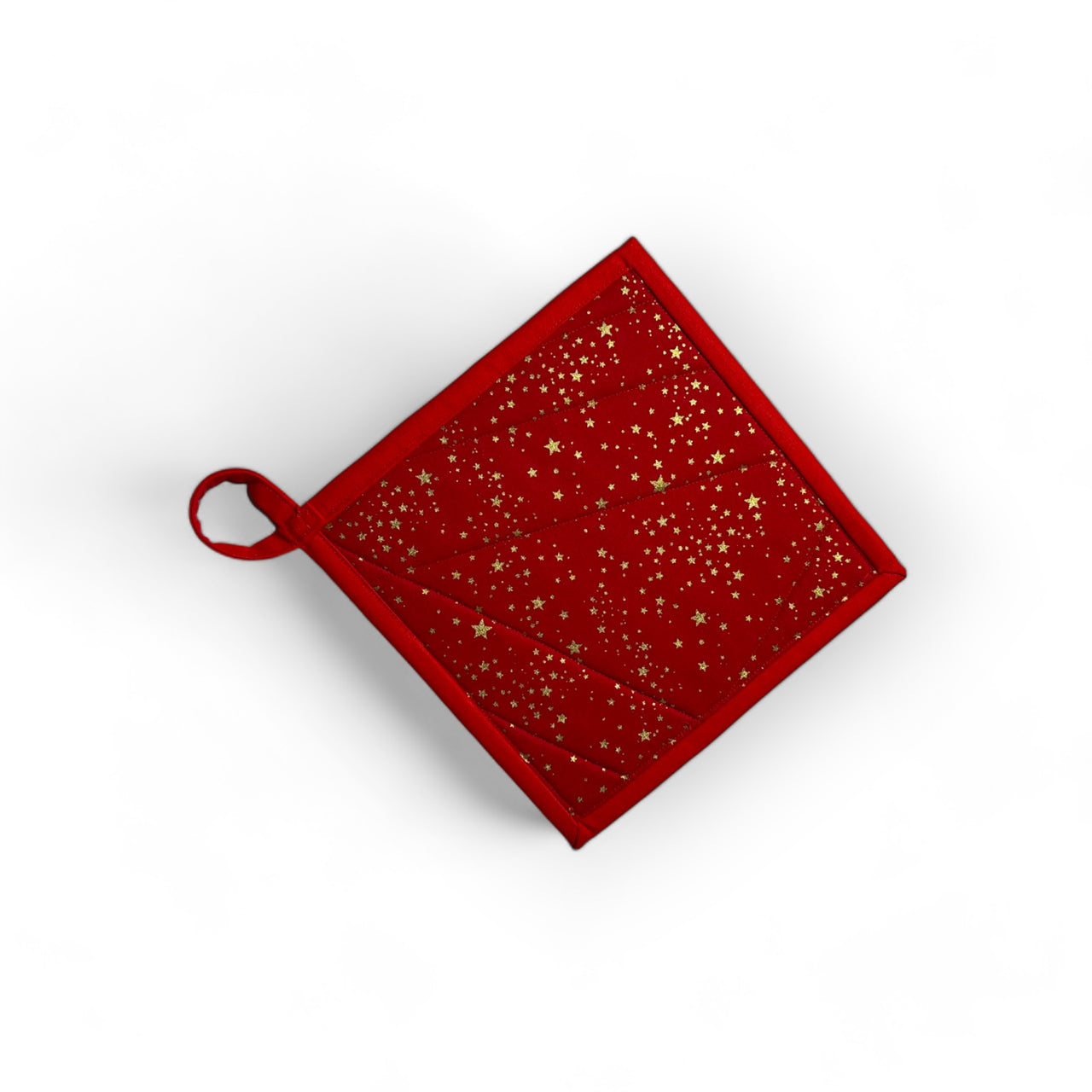 Handmade Reversible Pot Holder - Large - Christmas - Unicorn Fart Productions