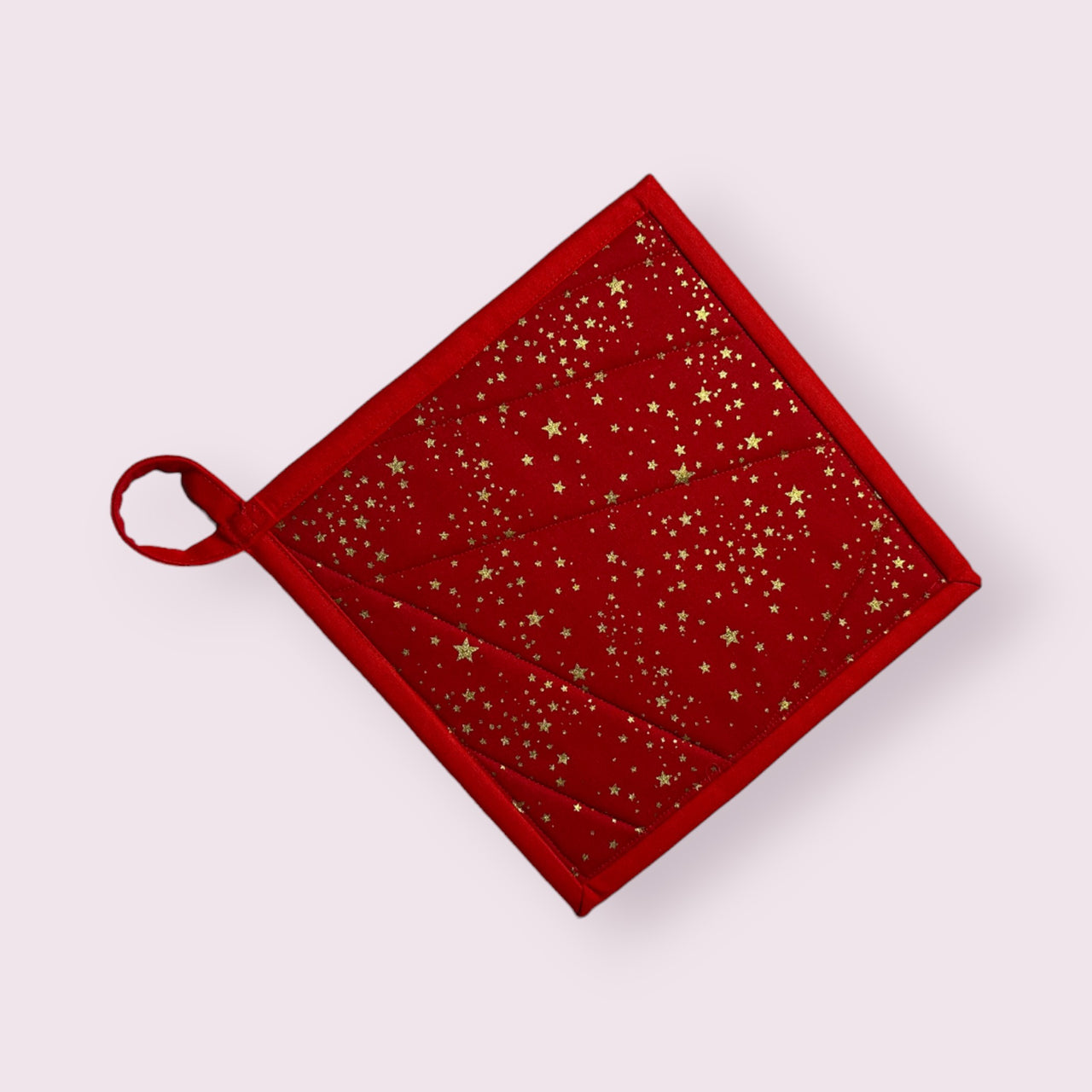 Handmade Reversible Pot Holder - Large - Christmas - Unicorn Fart Productions