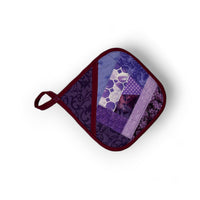 Handmade Reversible Pot Holder with Pocket - Unicorn Fart Productions