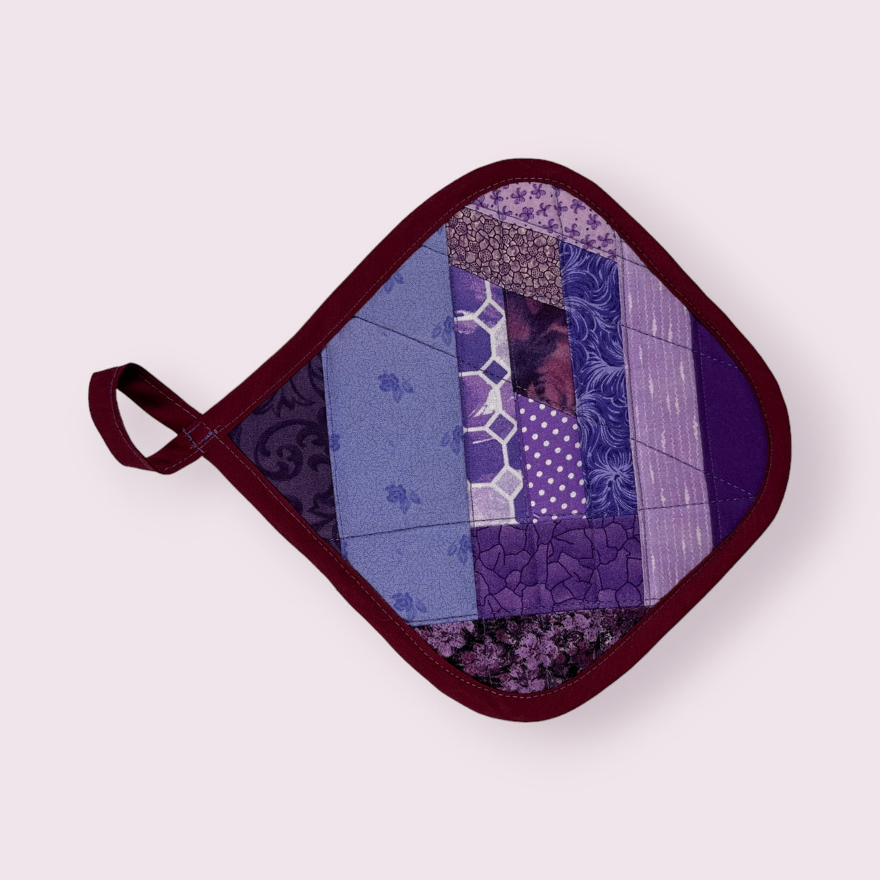 Handmade Reversible Pot Holder with Pocket - Unicorn Fart Productions