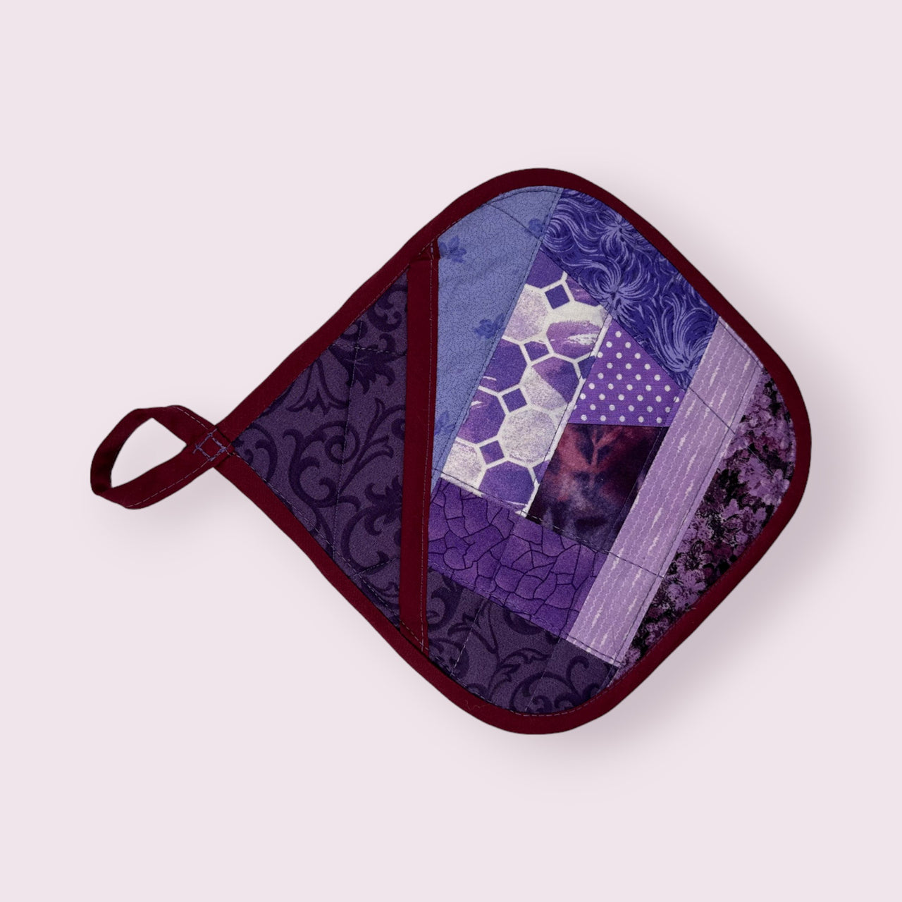 Handmade Reversible Pot Holder with Pocket - Unicorn Fart Productions