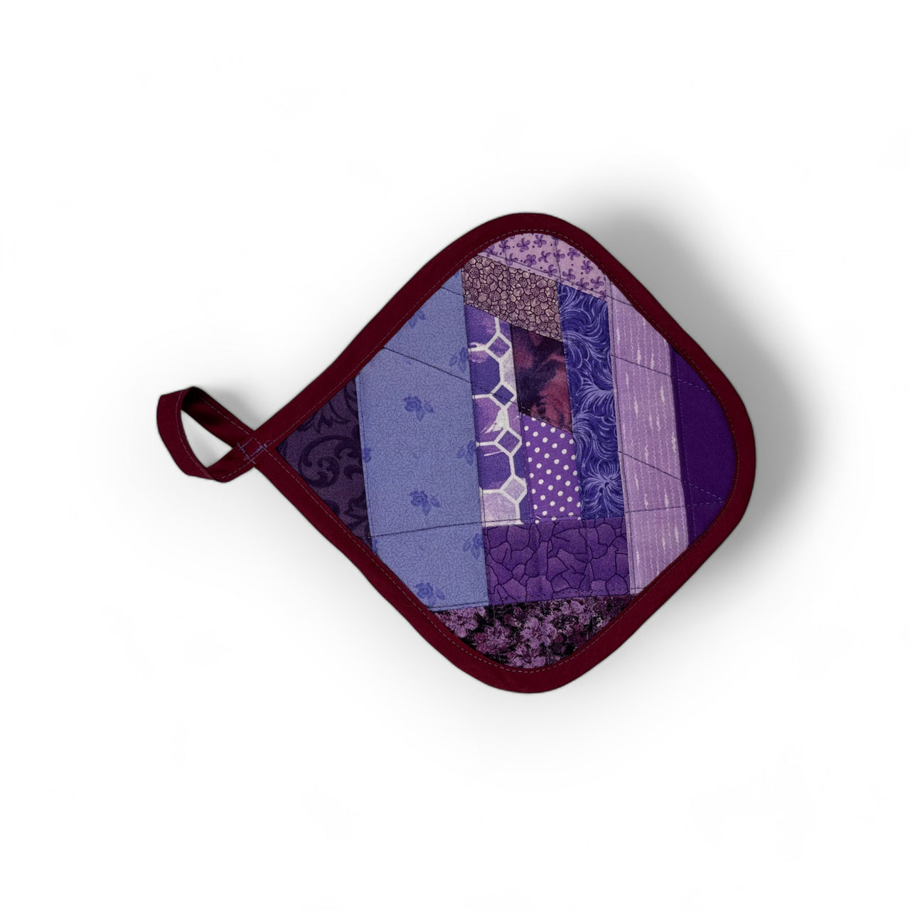 Handmade Reversible Pot Holder with Pocket - Unicorn Fart Productions