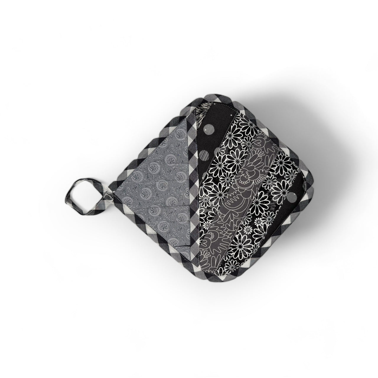 Handmade Reversible Pot Holder with Pocket - Unicorn Fart Productions