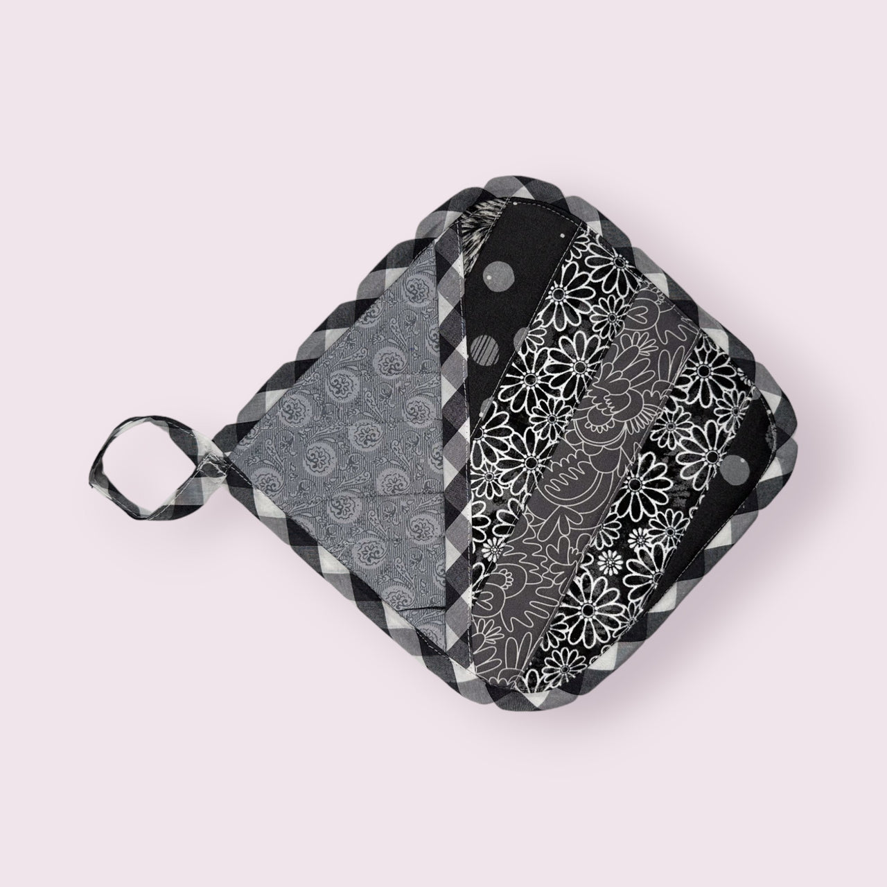 Handmade Reversible Pot Holder with Pocket - Unicorn Fart Productions