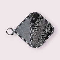 Handmade Reversible Pot Holder with Pocket - Unicorn Fart Productions