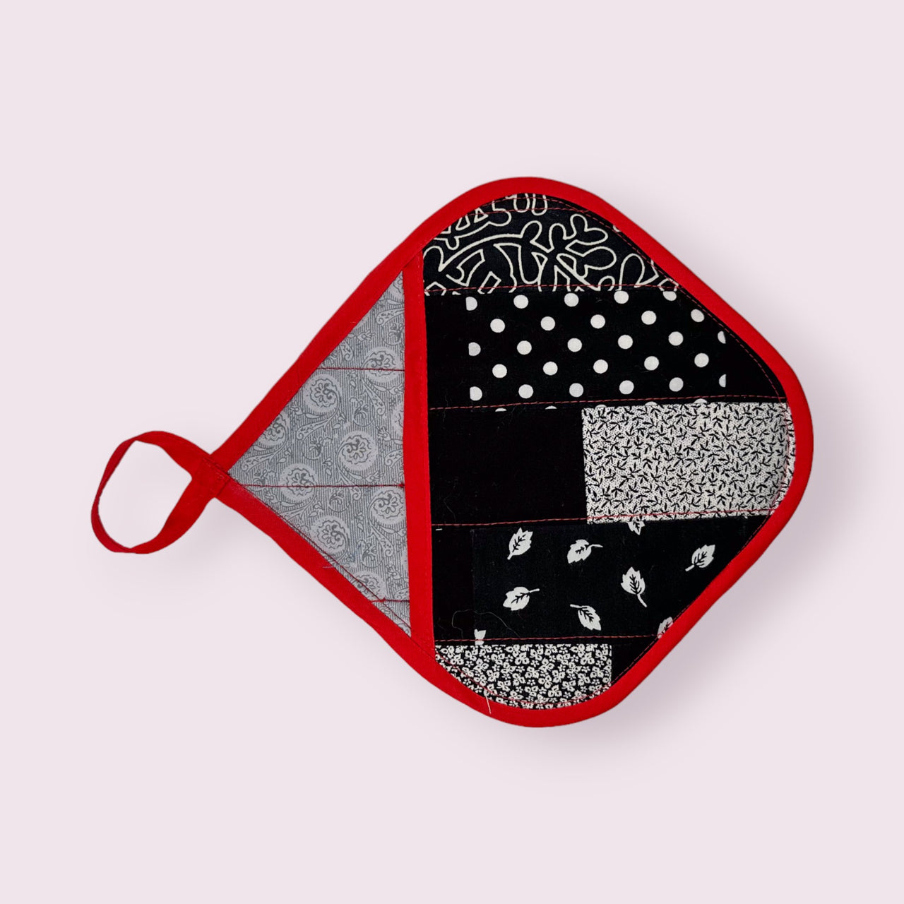 Handmade Reversible Pot Holder with Pocket - Unicorn Fart Productions