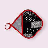 Handmade Reversible Pot Holder with Pocket - Unicorn Fart Productions