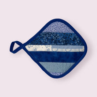 Handmade Reversible Pot Holder with Pocket - Unicorn Fart Productions