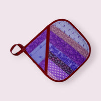 Handmade Reversible Pot Holder with Pocket - Unicorn Fart Productions