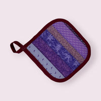 Handmade Reversible Pot Holder with Pocket - Unicorn Fart Productions