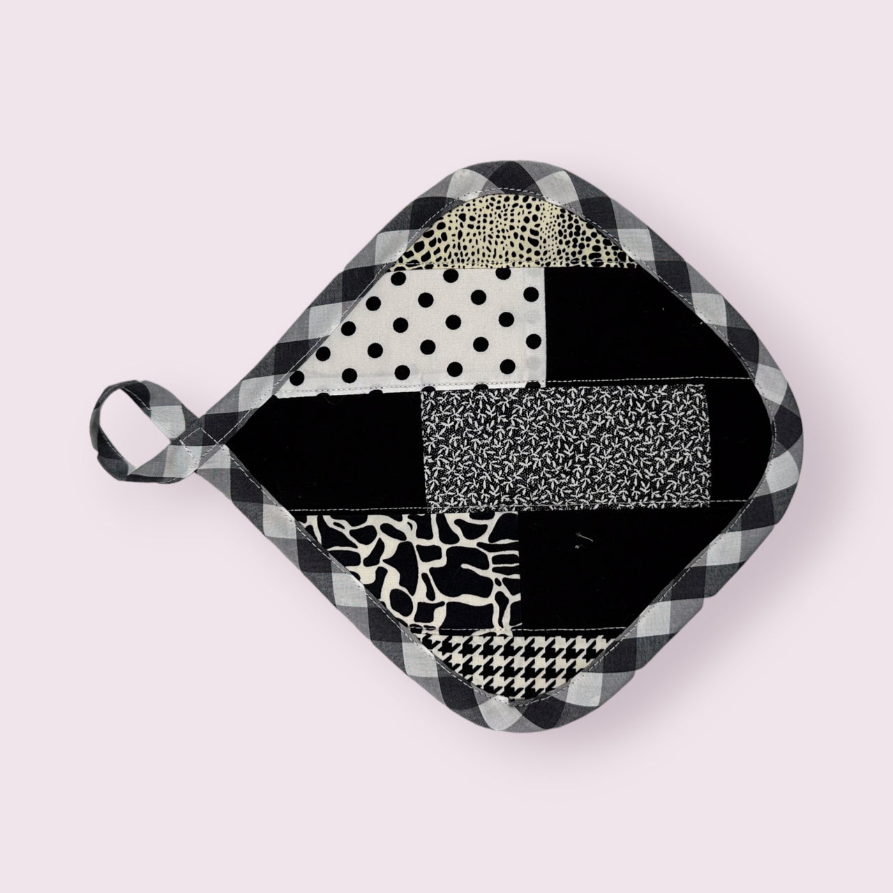 Handmade Reversible Pot Holder with Pocket - Unicorn Fart Productions