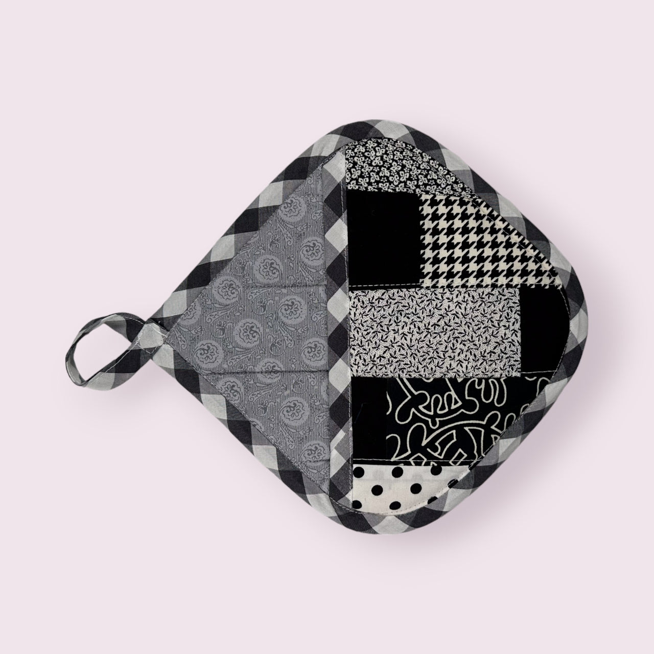 Handmade Reversible Pot Holder with Pocket - Unicorn Fart Productions