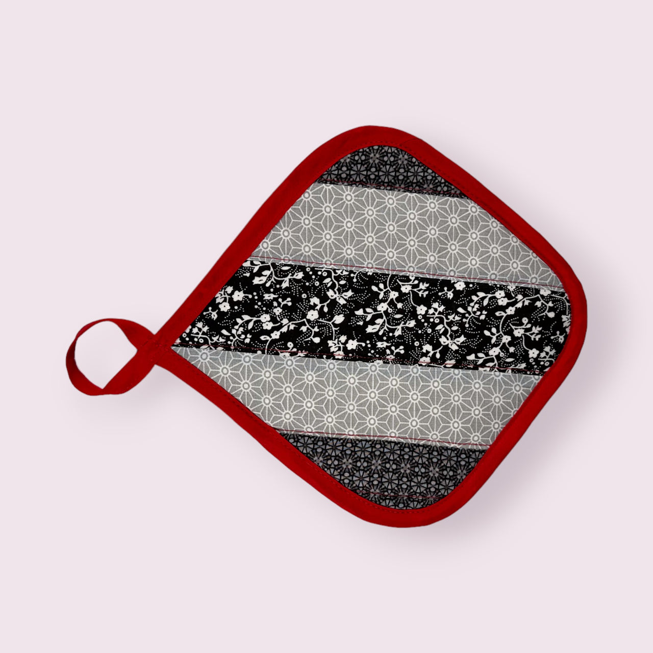 Handmade Reversible Pot Holder with Pocket - Unicorn Fart Productions