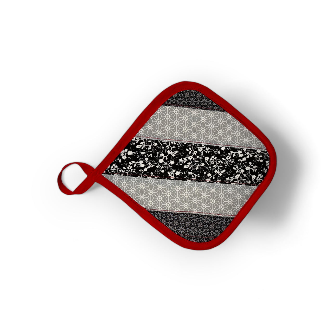 Handmade Reversible Pot Holder with Pocket - Unicorn Fart Productions