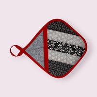 Handmade Reversible Pot Holder with Pocket - Unicorn Fart Productions