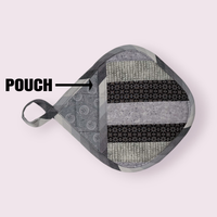 Handmade Reversible Pot Holder with Pocket - Unicorn Fart Productions